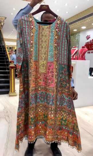 THE LIBAS COLLECTION GEORGETTE DIGITAL PRINT HAND WORK PAKISTANI  SUITSTHE LIBAS COLLECTION GEORGETTE DIGITAL PRINT HAND WORK PAKISTANI SUITS