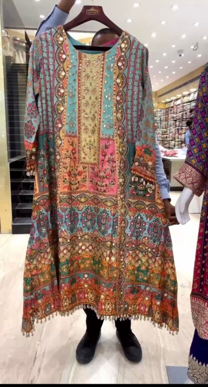 THE LIBAS COLLECTION GEORGETTE DIGITAL PRINT HAND WORK PAKISTANI SUITS