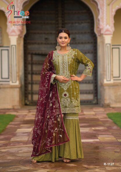 SHREE FABS R 1127 READYMADE PAKISTANI SUITS DESIGN 2023 - Image 2