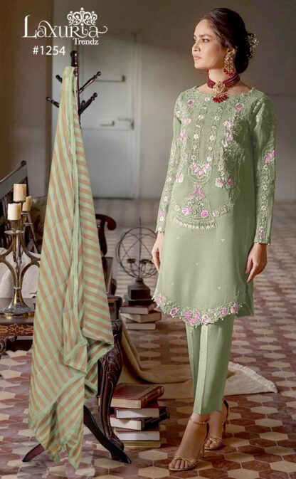 LAXURIA TRENDZ 1254 PISTA READYMADE PAKISTANI KURTI ONLINE