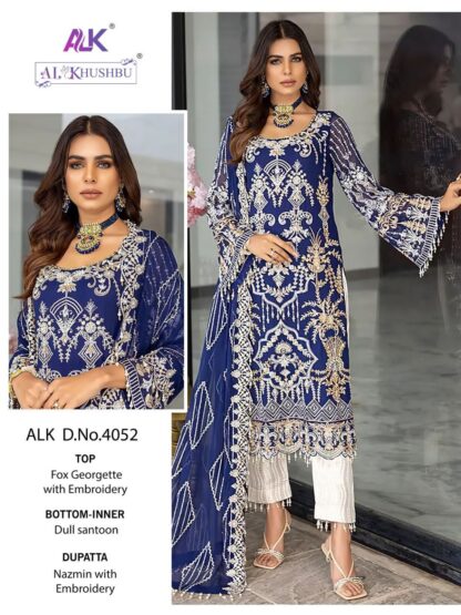 AL KHUSHBU ALK 4052 WHOLESALE OF PAKISTANI SUITS