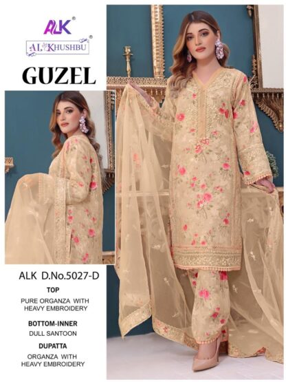 AL KHUSHBU ALK 5027 D GUZAL-VOL 1 PAKISTANI KURTI ONLINE SUPPLIER