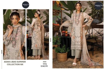 MEHBBOB TEX 1111 ADAN LIBAAS SUMMER NX PAKISTANI SALWAR SUITS DESIGN