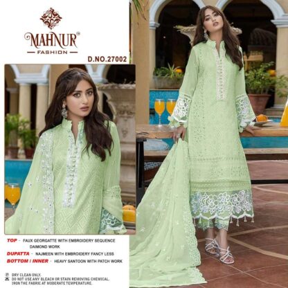 MAHNUR FASHION 27002 MAHNUR VOL-27 PAKISTANI SUITS FOR WOMEN