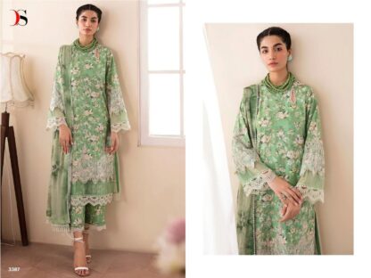 DEEPSY 3387 AFREOZEH PRINTKARI COLLECTION PAKISTANI SUITS AT BEST PRICE