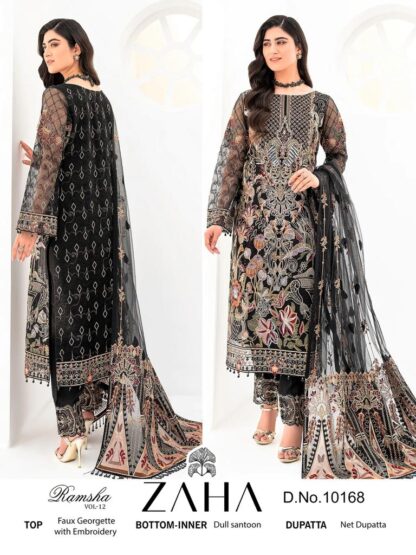 ZAHA 10168 PAKISTANI SUITS WITH PRICE