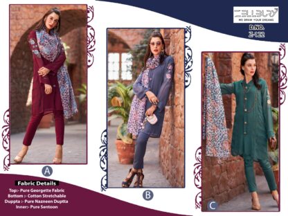 ZELLBURY Z 122 A MAROON READYMADE PAKISTANI KURTI ONLINE