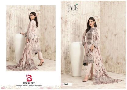 JADE 206 BIN SAEED HEAVY COTTON LUXURY VOL 2 PAKISTANI SUITS FOR WOMEN