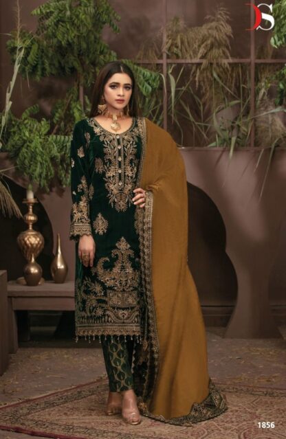 DEEPSY SUITS 1854 RANGRASIYA VELVET COLLECTION NX SALWAR KAMEEZ WHOLESALER