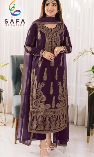 SAFA CREATION SF PK 701 B PAKISTANI SUITS IN SINGLE PIECESAFA CREATION SF PK 701 B PAKISTANI SUITS IN SINGLE PIECE