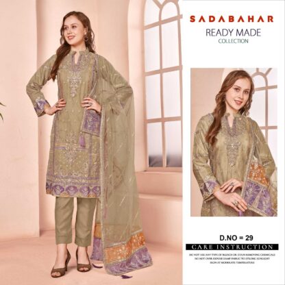 SADABAHAR 29 READYMADE SUITS WHOLESALER PAKISTANI SUITS 2023, PAKISTANI SUITS WHOLESALER, SADABAHAR 29 READYMADE SUITS WHOLESALER, SALWAR KAMEEZ BEST PRICE, SALWAR KAMEEZ ONLINE  Pakistani Suits, Single, Suits, ZAHA, ZIAAZ DESIGNS