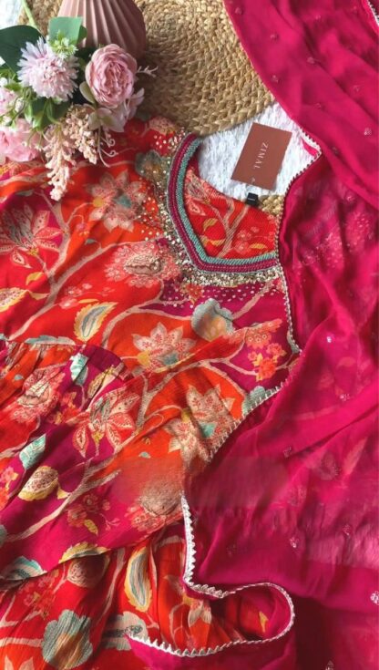 THE LIBAS ALIYA CUT SUITS WITH PANT AND DUPATTA COLLECTION