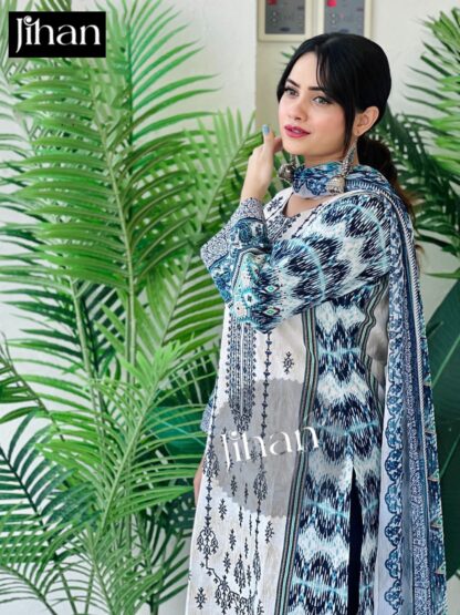 JIHAN 3364 SHEHNAZ LUXURY LAWN COLLECTION PAKISTANI SUITS DESIGN 2023