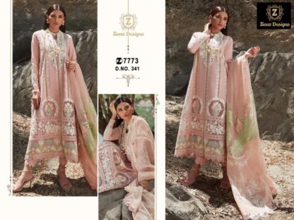 ZIAAZ DESIGNS 341 SINGLE PAKISTANI SUITS ONLINE