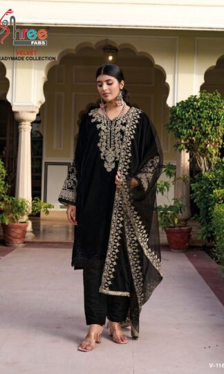 SHREE FABS SV-1168 READYMADE COLLECTION VELVET PAKISTANI SUITS ONLINESHREE FABS SV-1168 READYMADE ℂ𝕆𝕃𝕃E𝕋𝕀𝕆ℕ VELVET PAKISTANI SUITS ONLINE