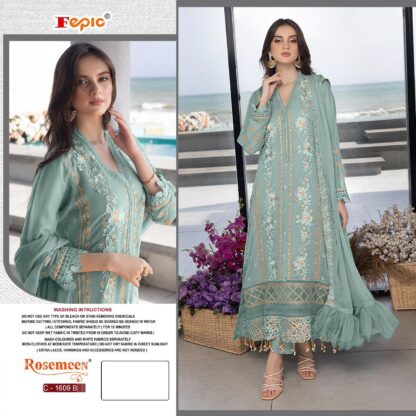 FEPIC ROSEMEEN C 1609 B PAKISTANI SUITS SINGLE PIECE