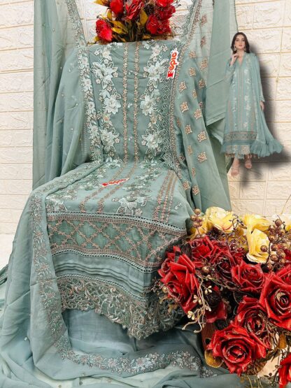 FEPIC ROSEMEEN C 1609 B PAKISTANI SUITS SINGLE PIECE