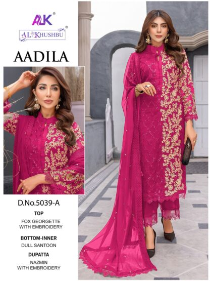 AL KHUSHBU AADILA ALK 5039 A PAKISTANI SUITS IN INDIA