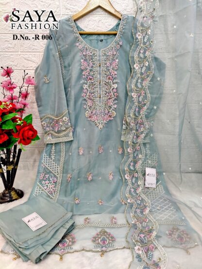 SAYA FASHION R 006 PAKISTANI READYMADE SUITS ONLINE SHOPPING