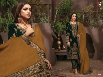 DEEPSY SUITS 1854 RANGRASIYA VELVET COLLECTION NX SALWAR KAMEEZ WHOLESALER