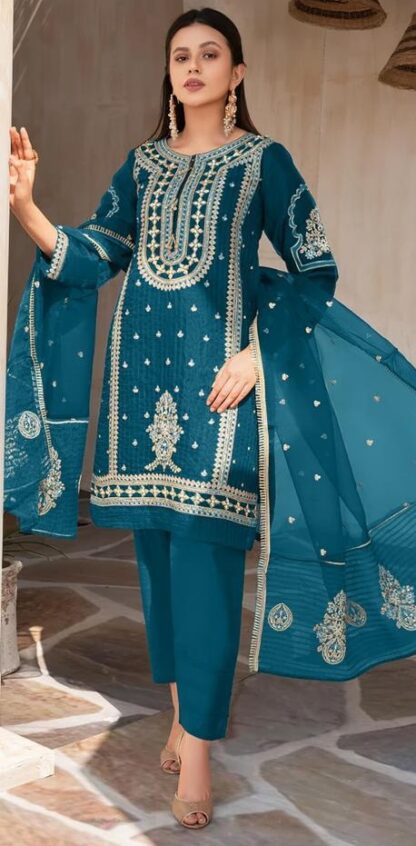 AL KHUSHBU ALK 4085 A ELAF PAKISTANI SUITS WHOLESALER