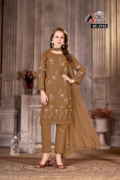 AATTA TRENDZ 2735 PAKISTANI KURTIS SET AT BEST PRICE