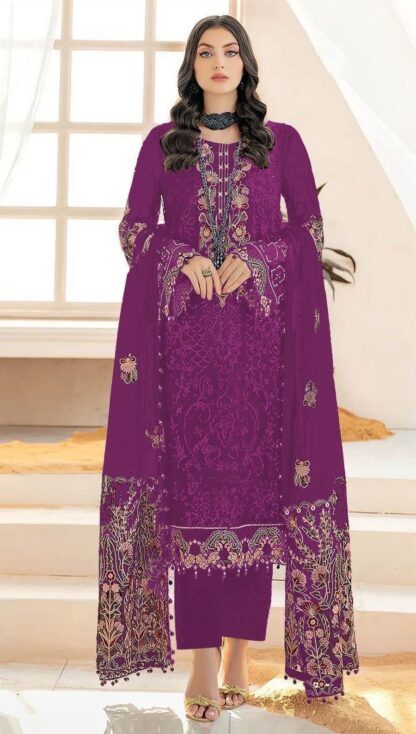 ZARQASH 3031 C DESIGNER SALWAR KAMEEZ WITH PRICE