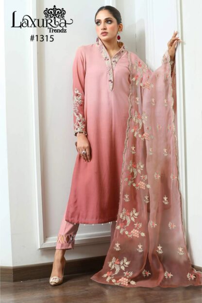 LAXURIA TRENDZ 1315 PAKISTANI KURTIS LATEST COLLECTION