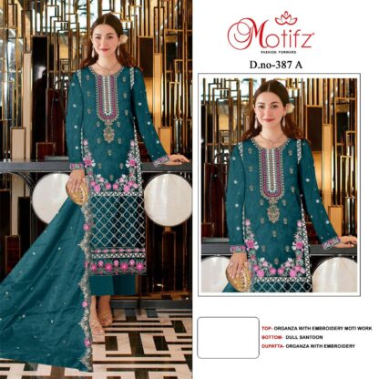 MOTIFZ 387 A PAKISTANI SUITS BEST PRICE