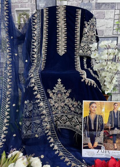 ZAHA 10218 A AAFIYA VOL 2 PAKISTANI SUITS FOR WINTER