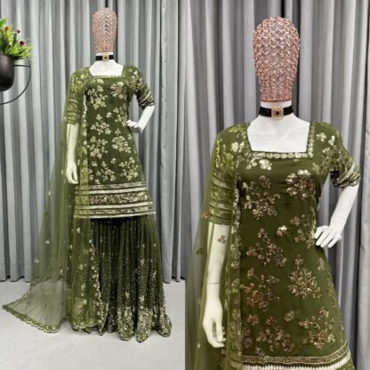 THE LIBAS KD 1231 SHARARA SUITS WHOLESALER KURTIS ONLINE, KURTIS WHOLESALER, THE LIBAS KD 1231 SHARARA SUITS WHOLESALER  Salwar Kameez, Single, Suits