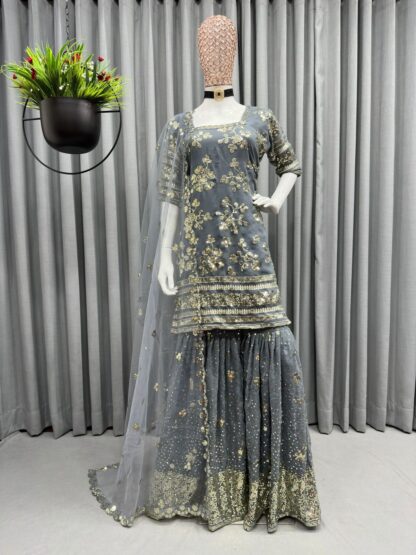 THE LIBAS KD 1231 SHARARA SUITS WHOLESALER KURTIS ONLINE, KURTIS WHOLESALER, THE LIBAS KD 1231 SHARARA SUITS WHOLESALER  Salwar Kameez, Single, Suits