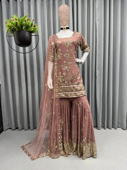THE LIBAS KD 1231 SHARARA SUITS WHOLESALER KURTIS ONLINE, KURTIS WHOLESALER, THE LIBAS KD 1231 SHARARA SUITS WHOLESALER  Salwar Kameez, Single, Suits