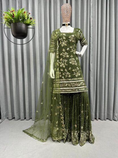 THE LIBAS KD 1231 SHARARA SUITS WHOLESALER KURTIS ONLINE, KURTIS WHOLESALER, THE LIBAS KD 1231 SHARARA SUITS WHOLESALER  Salwar Kameez, Single, Suits