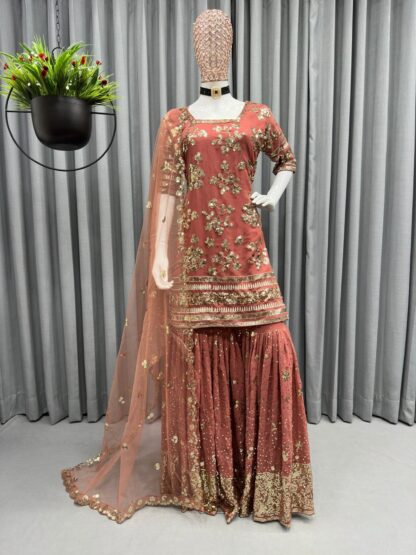 THE LIBAS KD 1231 SHARARA SUITS WHOLESALER KURTIS ONLINE, KURTIS WHOLESALER, THE LIBAS KD 1231 SHARARA SUITS WHOLESALER  Salwar Kameez, Single, Suits