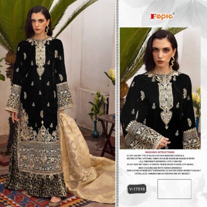 FEPIC ROSEMEEN V 17016 PAKISTANI SUITS FOR WINTER