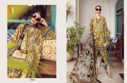 SHRADDHA DESIGNER 17001 M PRINT VOL 17 COTTON PAKISTANI SUITS