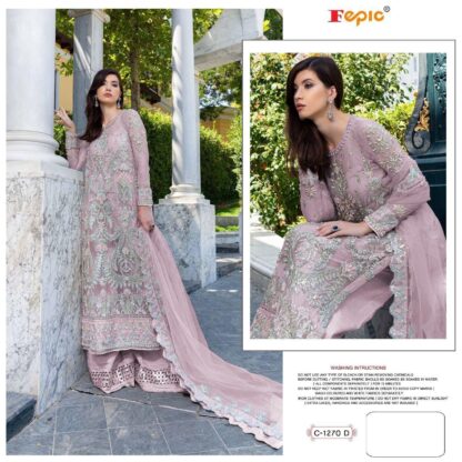 FEPIC ROSEMEEN C 1271 D PAKISTANI PARTYWEAR SUITS AT WHOLESALE PRICE