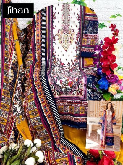 JIHAN 3232 FIRDOUS MORJA PAKISTANI SUITS LATEST COLLECTION