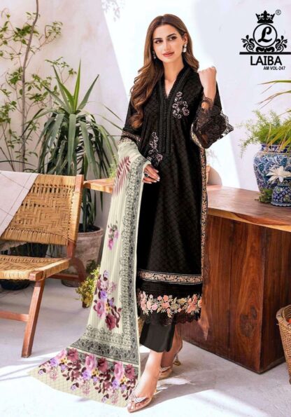 LAIBA AM VOL 247 PAKISTANI KURTIS ONLINE SHOPPING IN INDIA