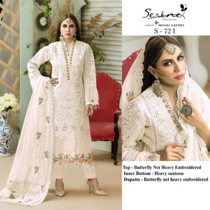 SERINE S 72 I WHITE PAKISTANI SUITS ONLINE SHOPPING - Image 2