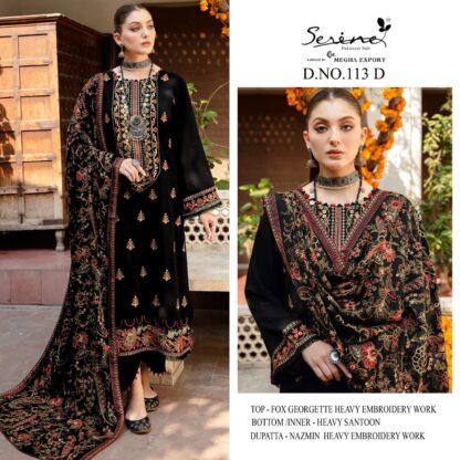 SERINE 113 D PAKISTANI SUITS SINGLE PIECE