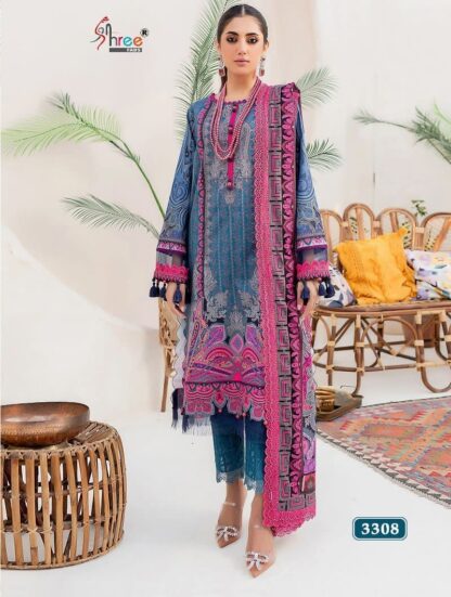 SHREE FABS 3308 FIRDOUS EXCLUSIVE SUITS MANUFACTURER