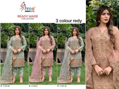 SHREE FABS R 1141 READYMADE PAKISTANI SUITS LATEST COLLECTION
