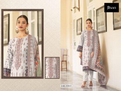 JIHAN 3334 C PAKISTANI SUITS BEST PRICE