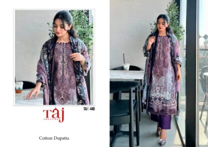 TAJ 440 COTTON SUITS WHOLESALER SURAT