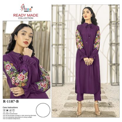 SHREE FABS R 1187 B PAKISTANI KURTIS WHOLESALER SURAT