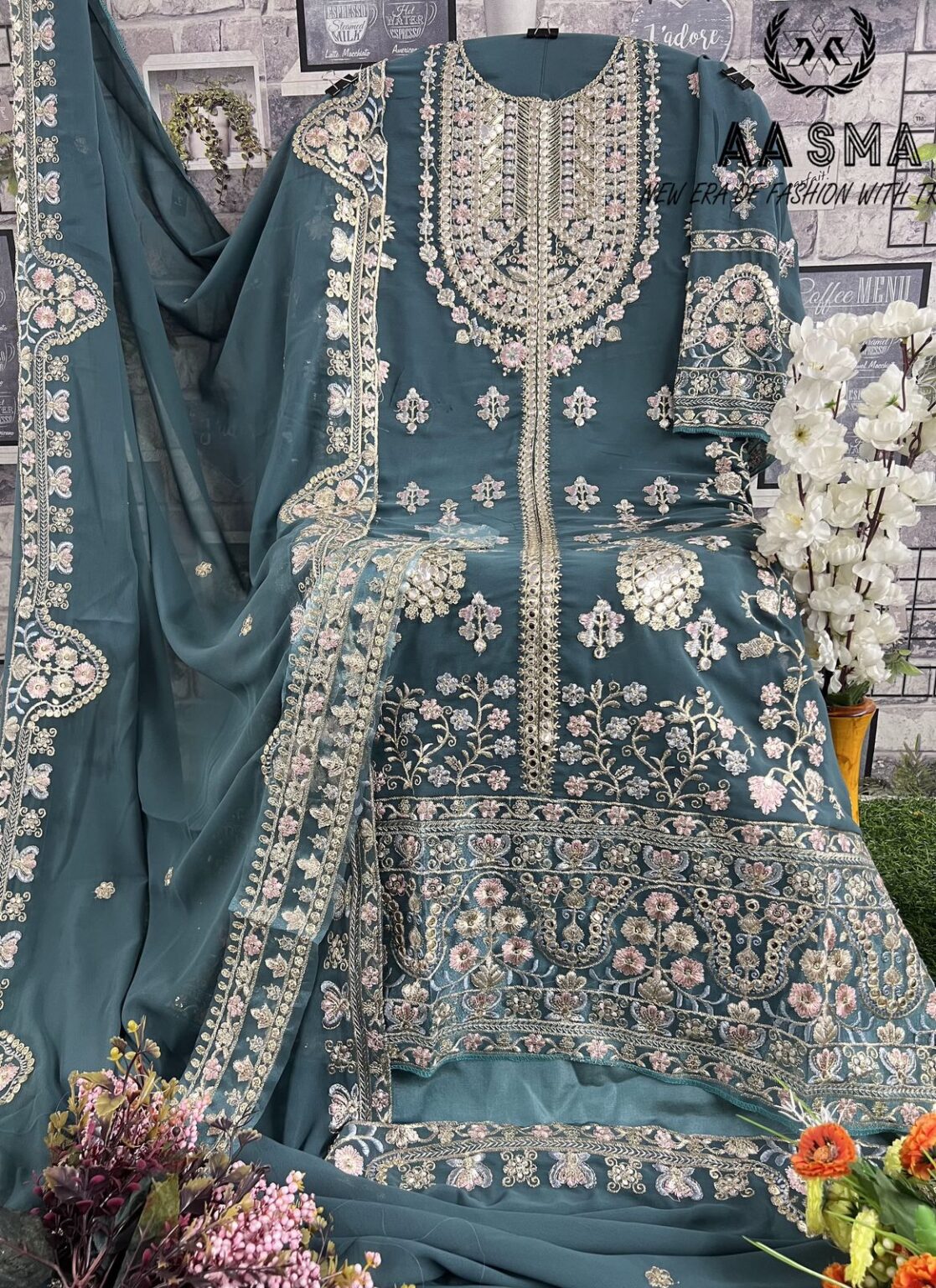 ZARQASH 2023 D PAKISTANI SUITS COLLECTION