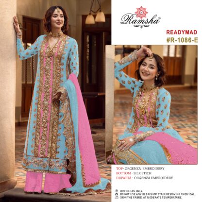 RAMSHA R 1086 E READYMADE PAKISTANI SUITS BEST PRICE