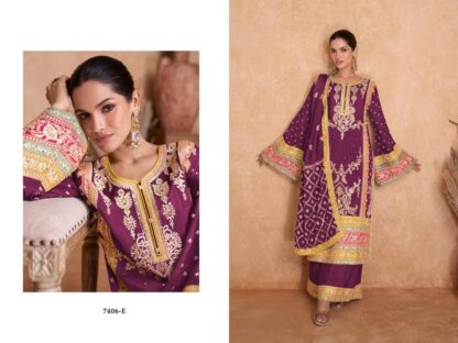 THE LIBAS 7406 E READYMADE SUITS LATEST COLLECTION